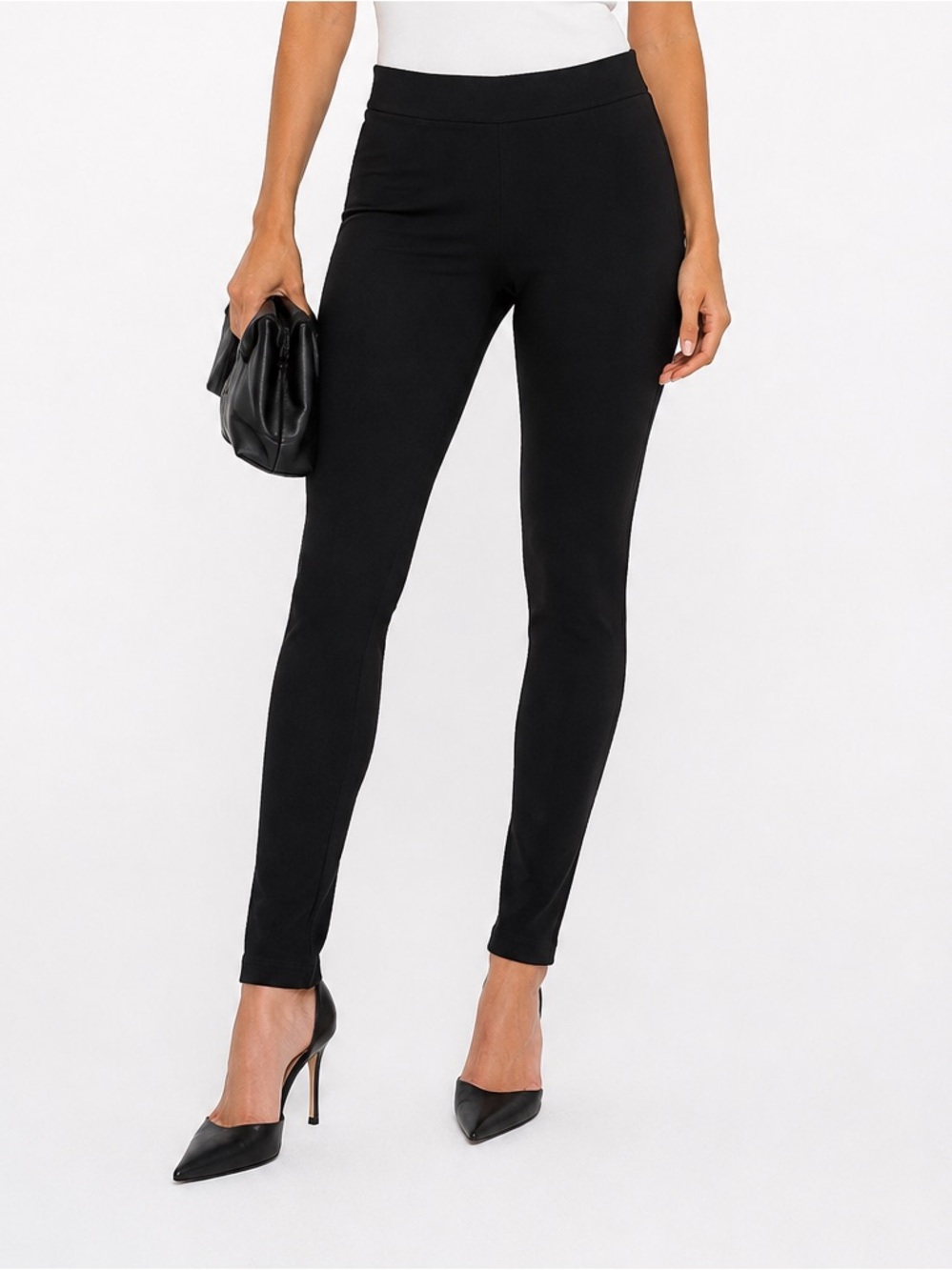 Vince Black Ponte Leggings - Slim Fit